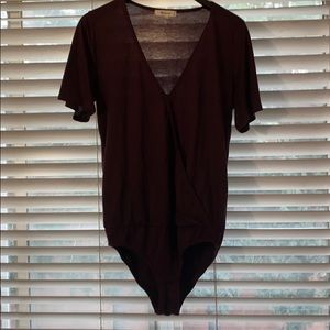 Plum bodysuit